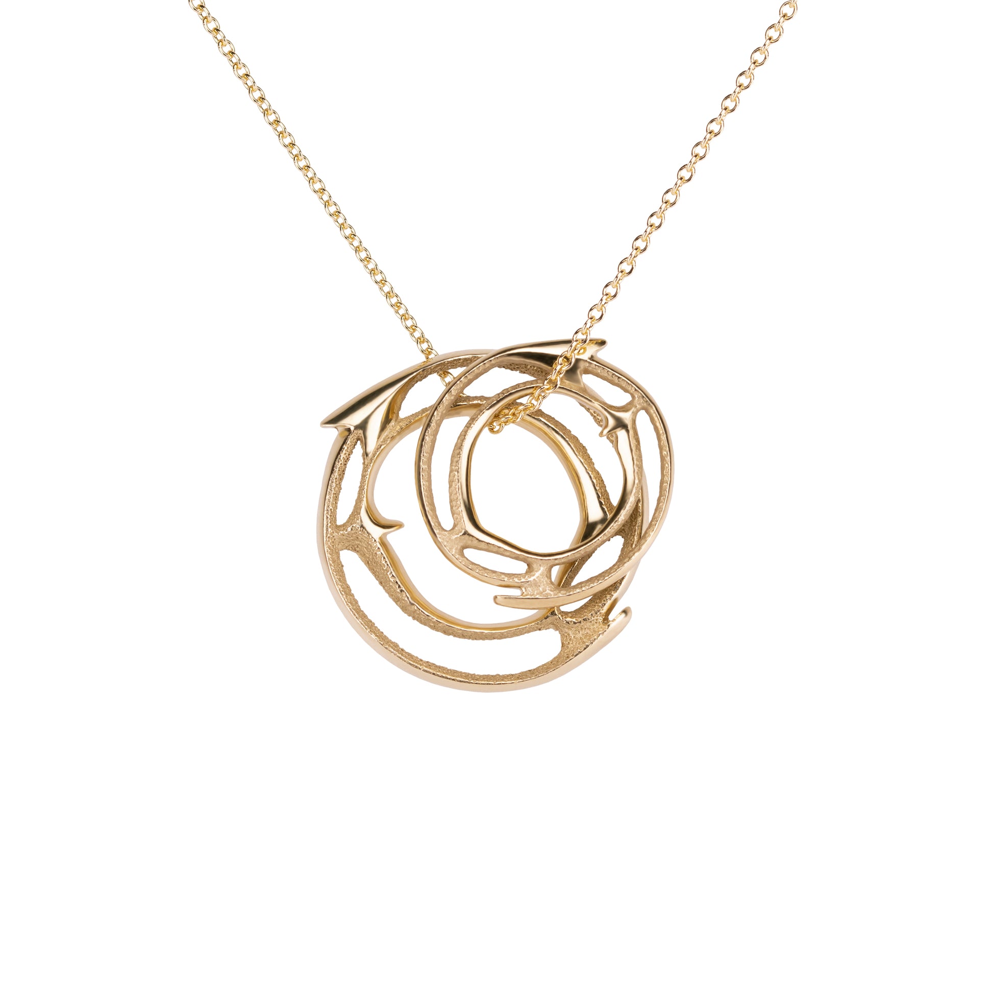 Orme-Brown_Contemporary_fine_jewellery_Halo__Slider_Pendant_Small_Medium_18ct_gold_recycled_Fairmined_ethical_sustainable